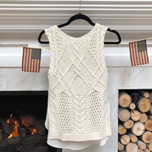 Anthropologie knitted top by Moth!